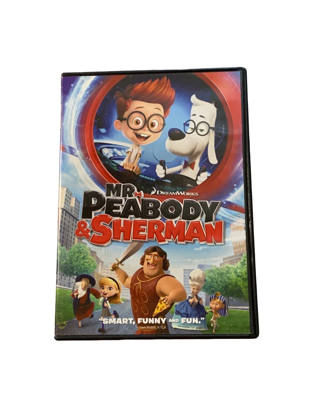 Mr. Peabody & Sherman DVD 2014 DreamWorks Animated Family Movie PG